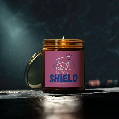 Faith is my Shield Hand Poured Candle Product vendor
