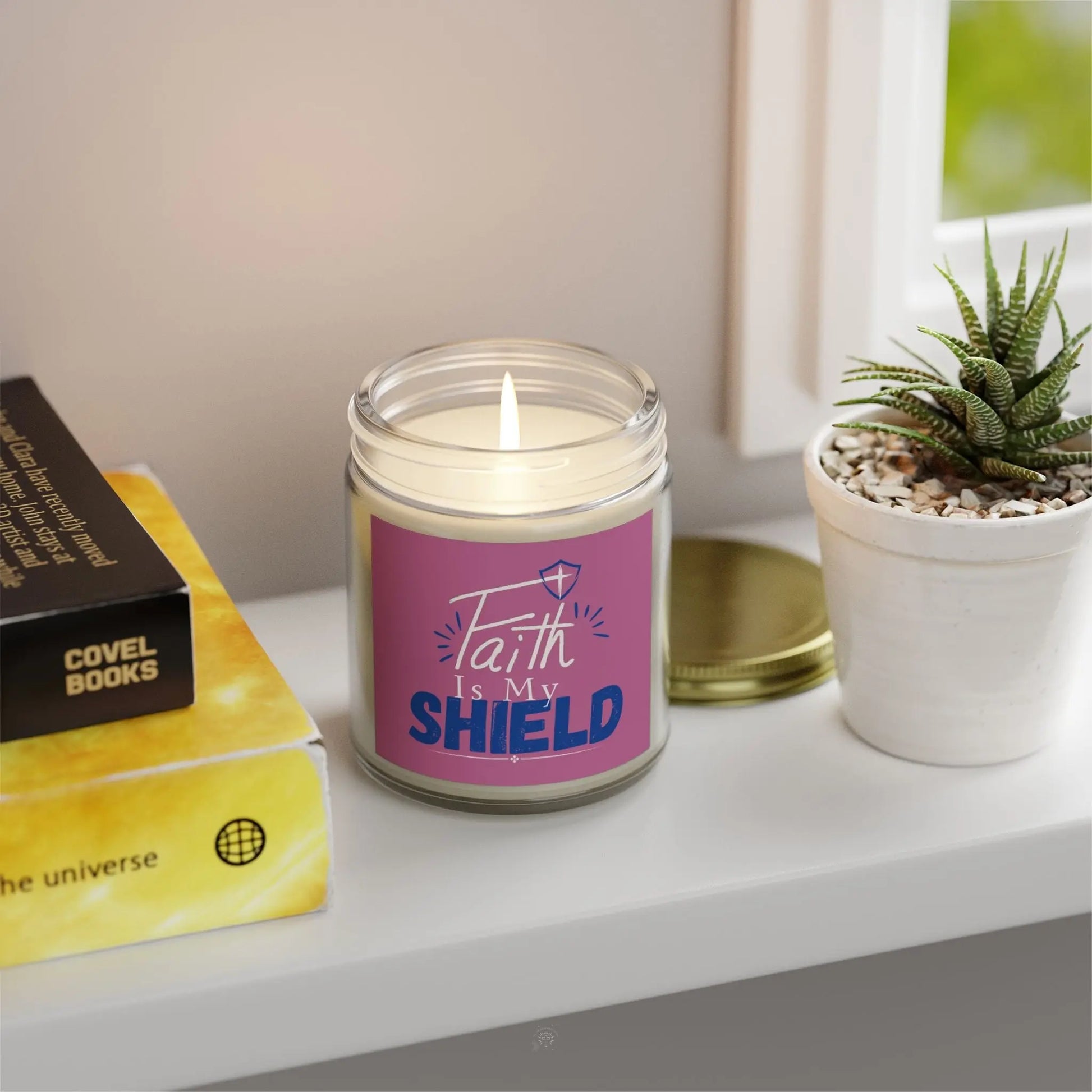 Faith is my Shield Hand Poured Candle Product vendor