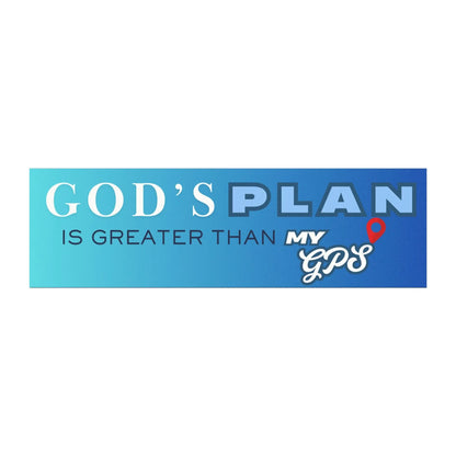 God's Plan Car Magnet Product vendor