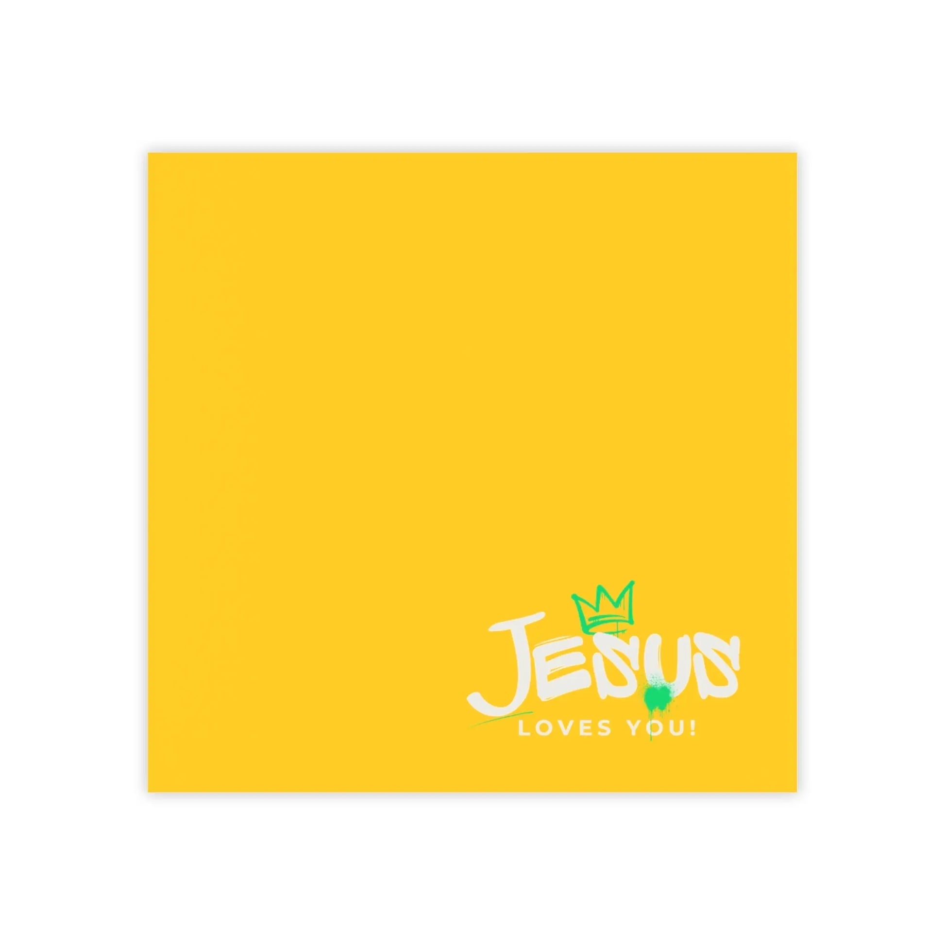 Inspirational Post-it® Note Pads - 'Jesus Loves You!' Product vendor