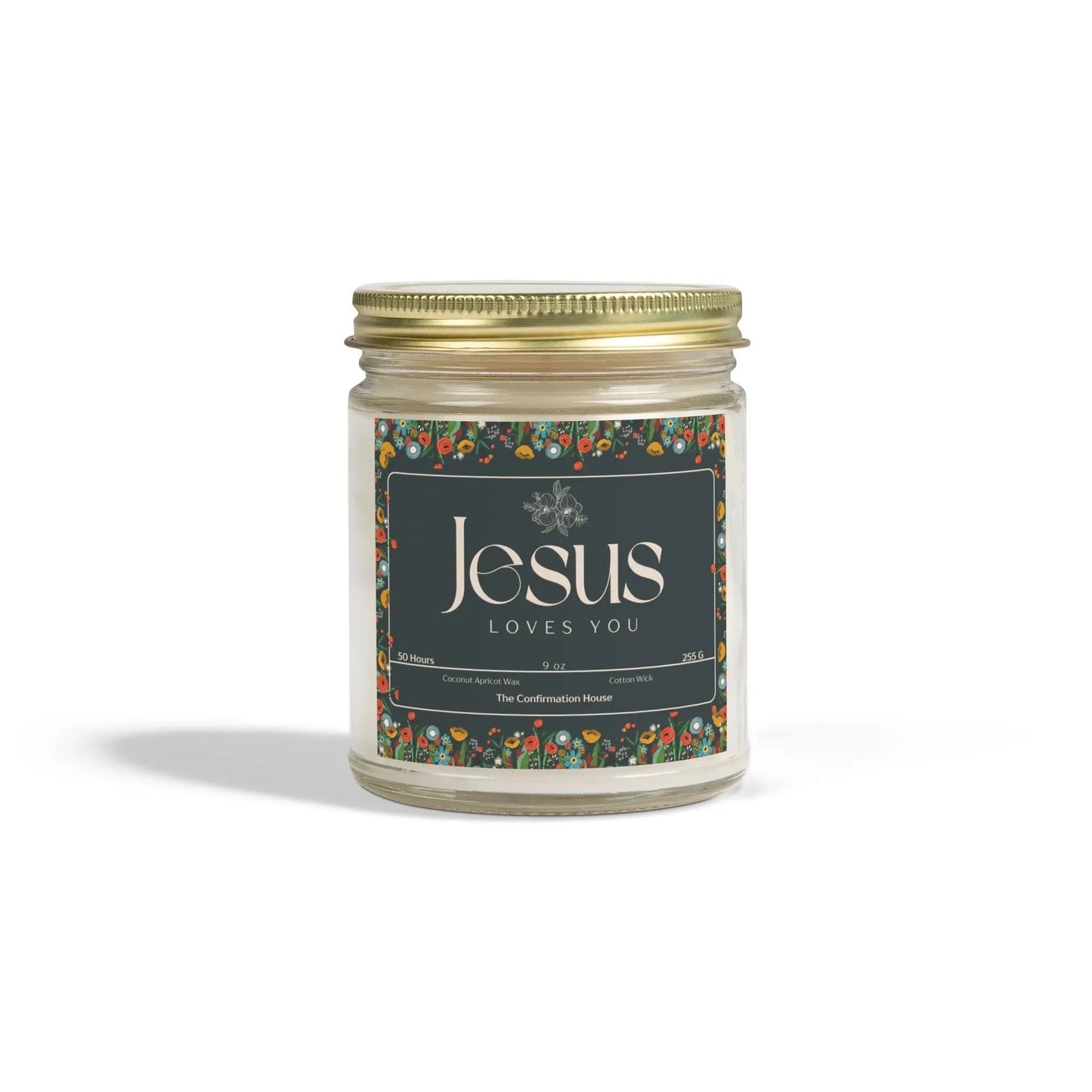 Jesus Loves you, Coconut Apricot Wax Candle Product vendor