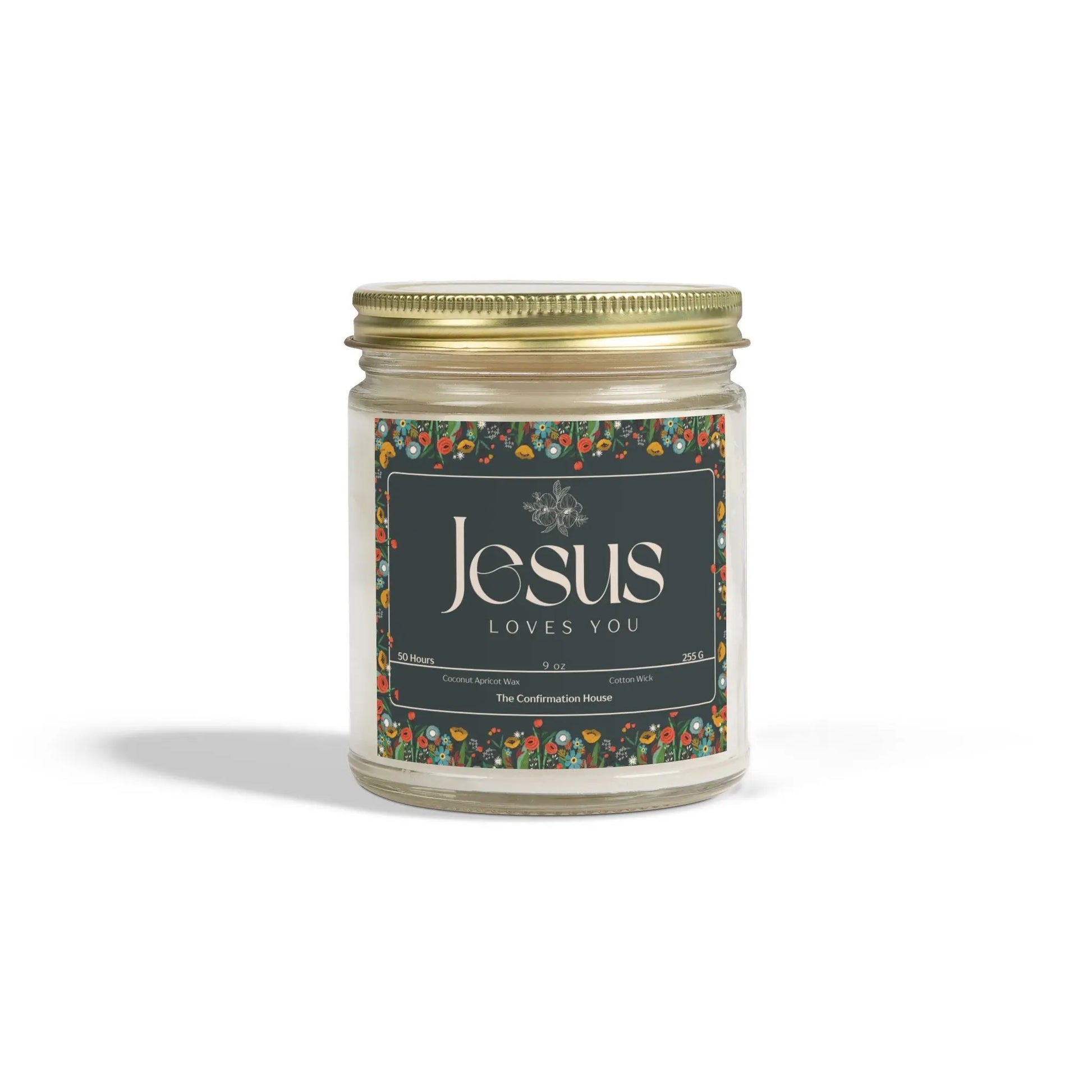Jesus Loves you, Coconut Apricot Wax Candle Product vendor