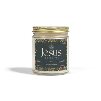 Jesus Loves you, Coconut Apricot Wax Candle Product vendor