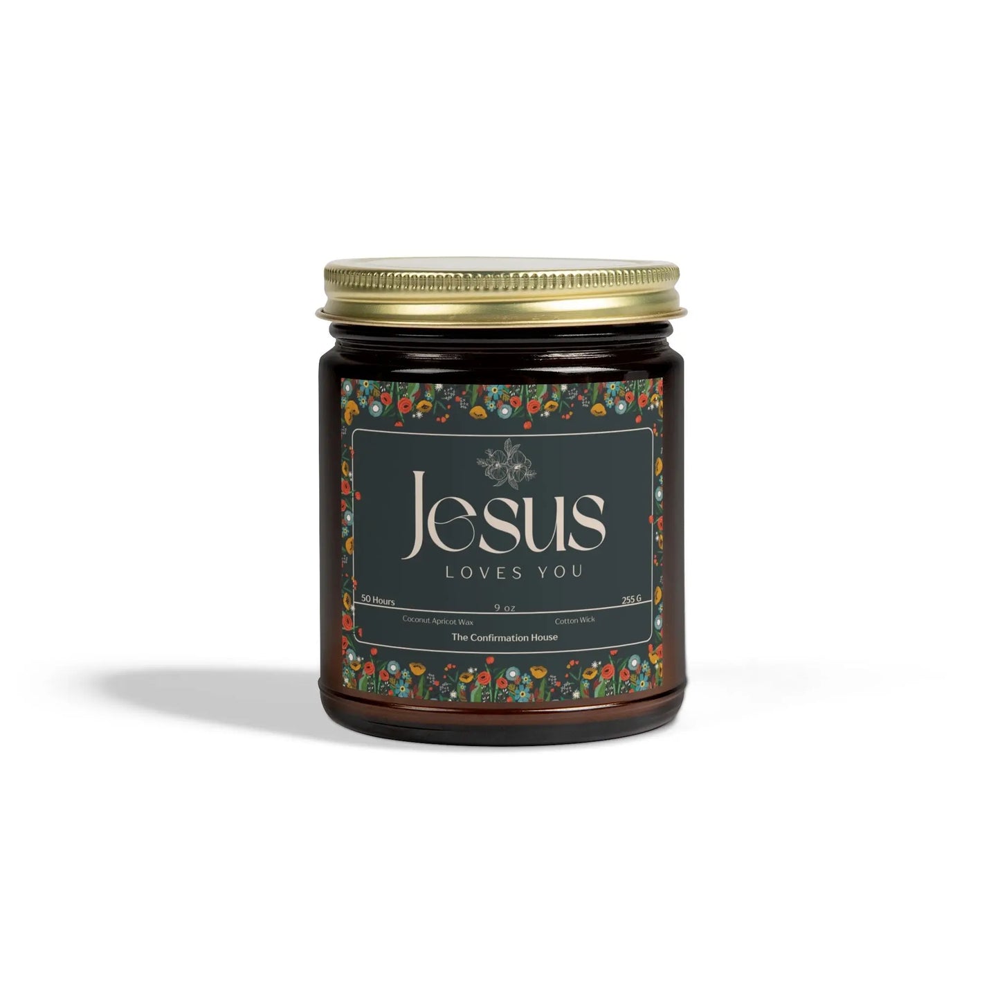 Jesus Loves you, Coconut Apricot Wax Candle Product vendor