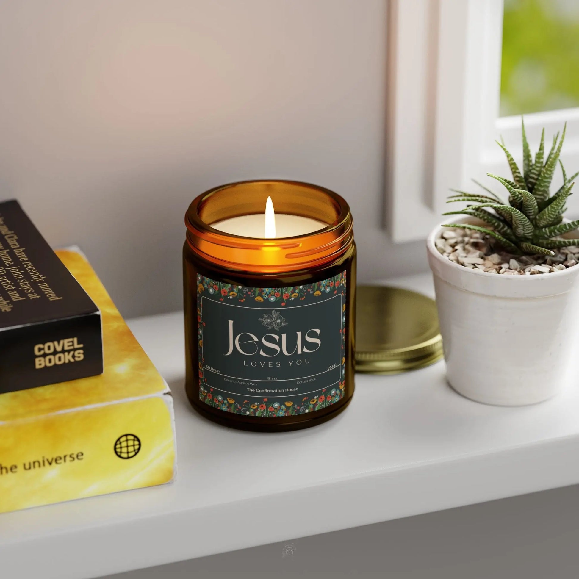 Jesus Loves you, Coconut Apricot Wax Candle Product vendor