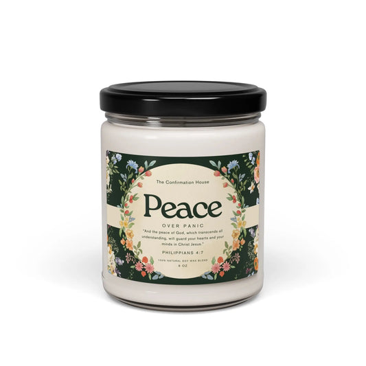 Peace Over Panic, Calming Scripture Candle Product vendor