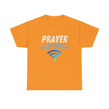 Prayer The Original Wireless Connection, Heavy Cotton T Shirt Product vendor