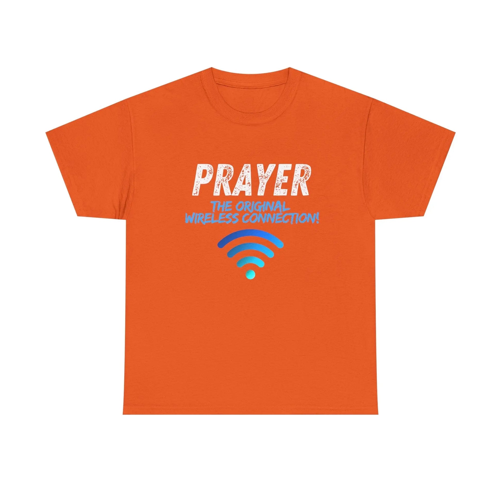 Prayer The Original Wireless Connection, Heavy Cotton T Shirt Product vendor