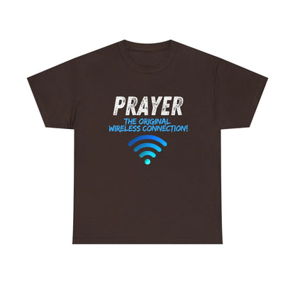 Prayer The Original Wireless Connection, Heavy Cotton T Shirt Product vendor