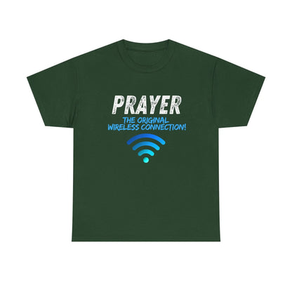 Prayer The Original Wireless Connection, Heavy Cotton T Shirt Product vendor