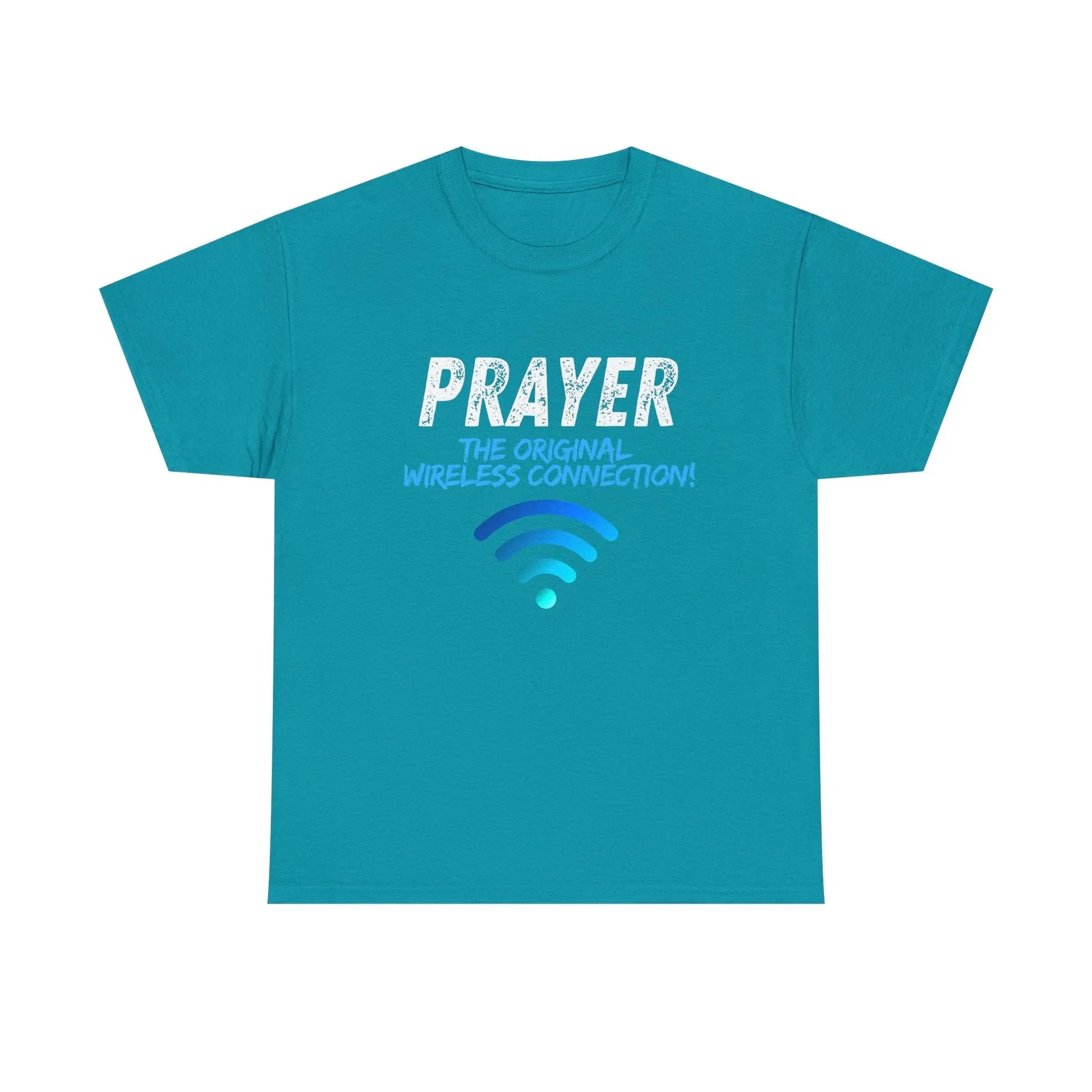 Prayer The Original Wireless Connection, Heavy Cotton T Shirt Product vendor