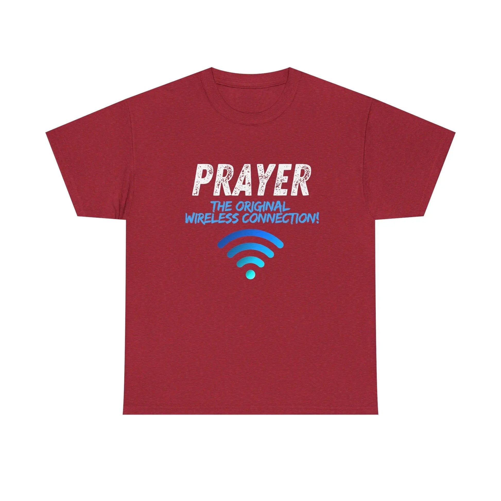 Prayer The Original Wireless Connection, Heavy Cotton T Shirt Product vendor