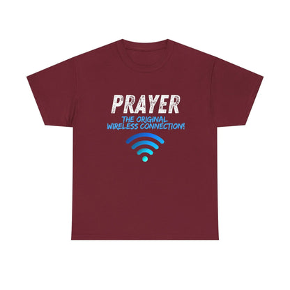 Prayer The Original Wireless Connection, Heavy Cotton T Shirt Product vendor
