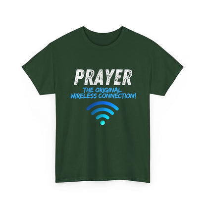 Prayer The Original Wireless Connection, Heavy Cotton T Shirt Product vendor