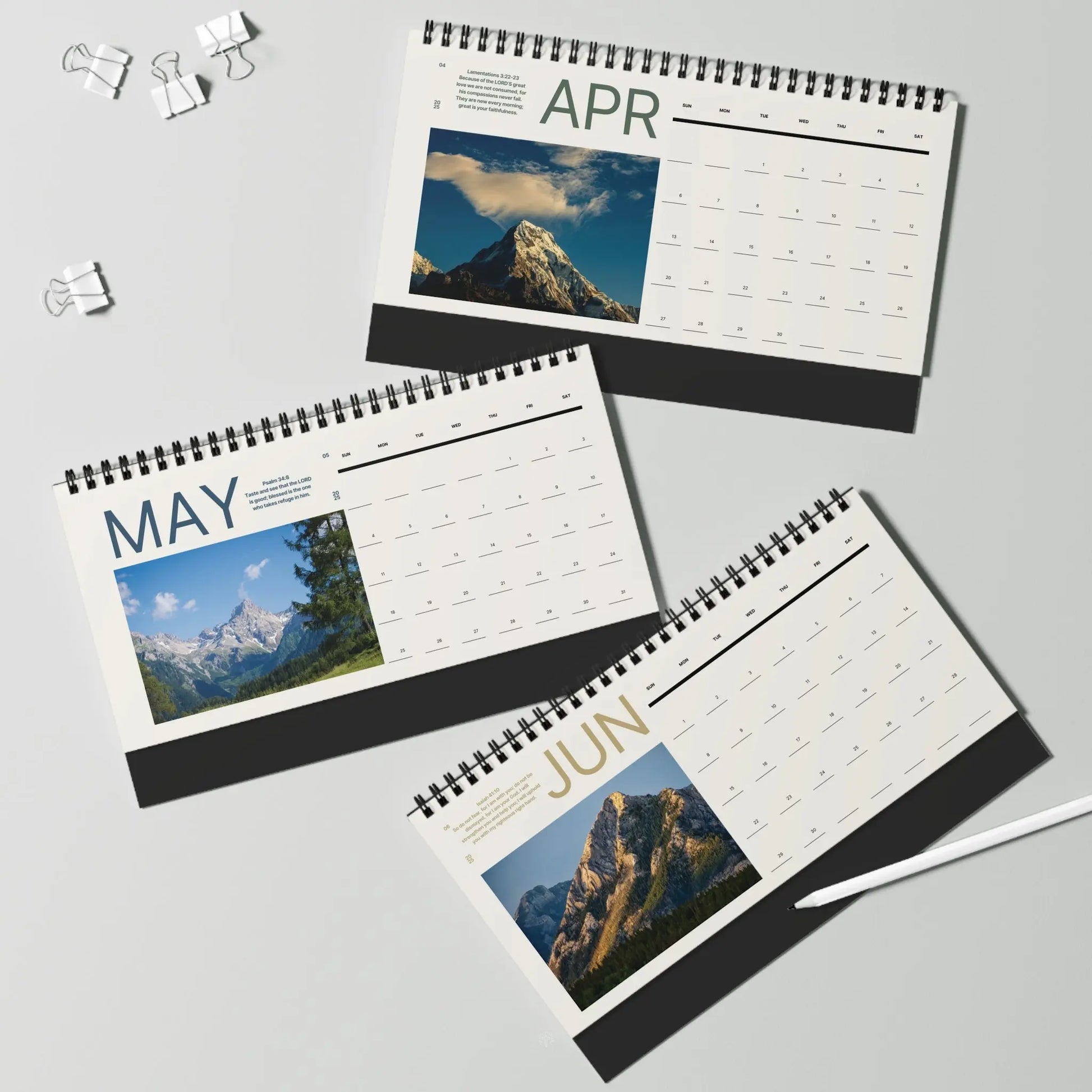 Scripture Desktop Calendar 2025 Product vendor