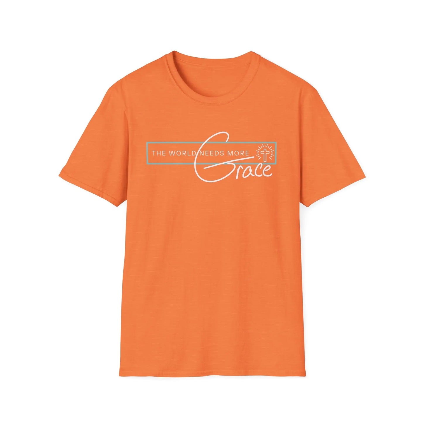 The World Needs More Grace Tshirt, Comfy Gifts, Comfortable Tshirt, Believer gifts, Tee, Gender Neutral, Softstyle T Shirt Product vendor