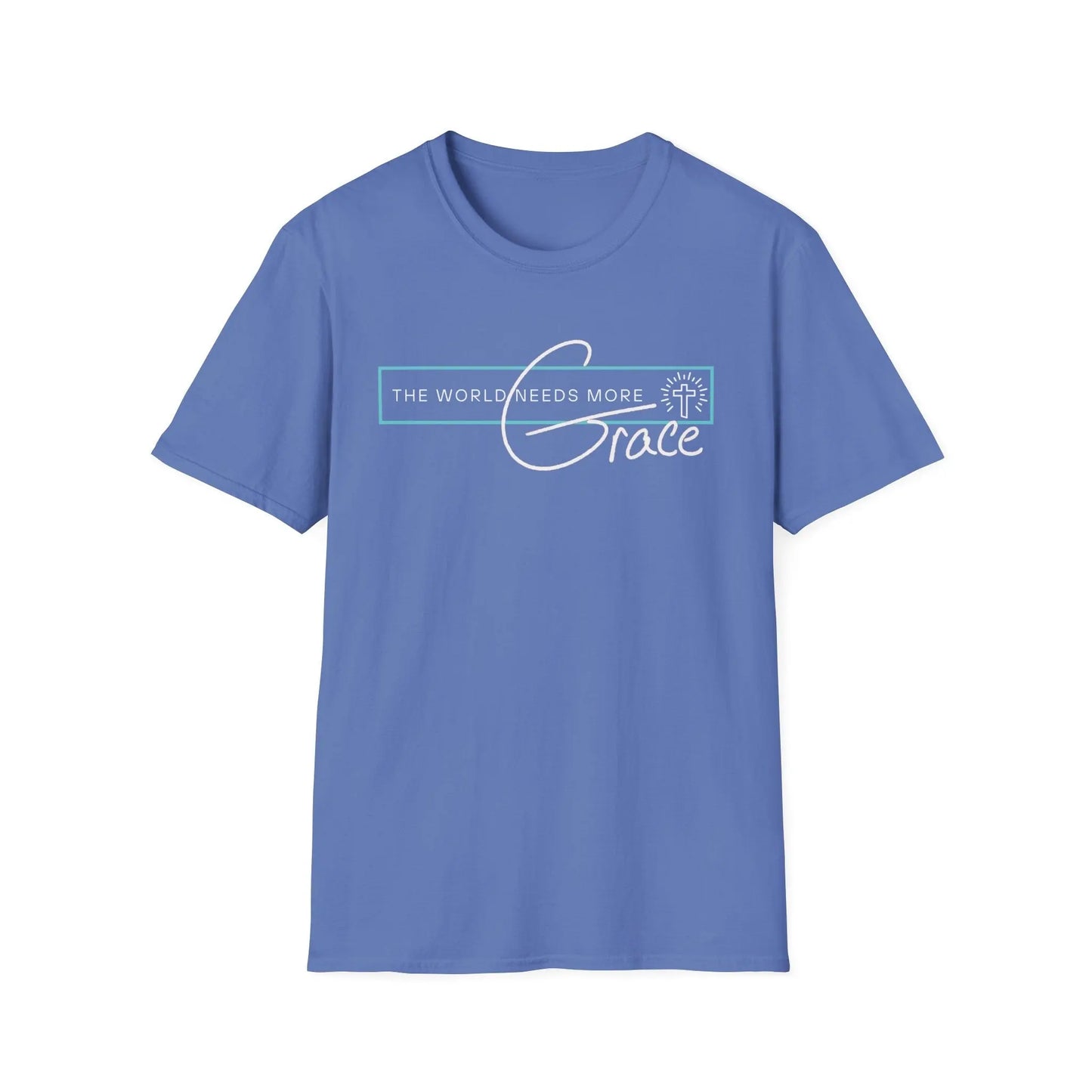 The World Needs More Grace Tshirt, Comfy Gifts, Comfortable Tshirt, Believer gifts, Tee, Gender Neutral, Softstyle T Shirt Product vendor