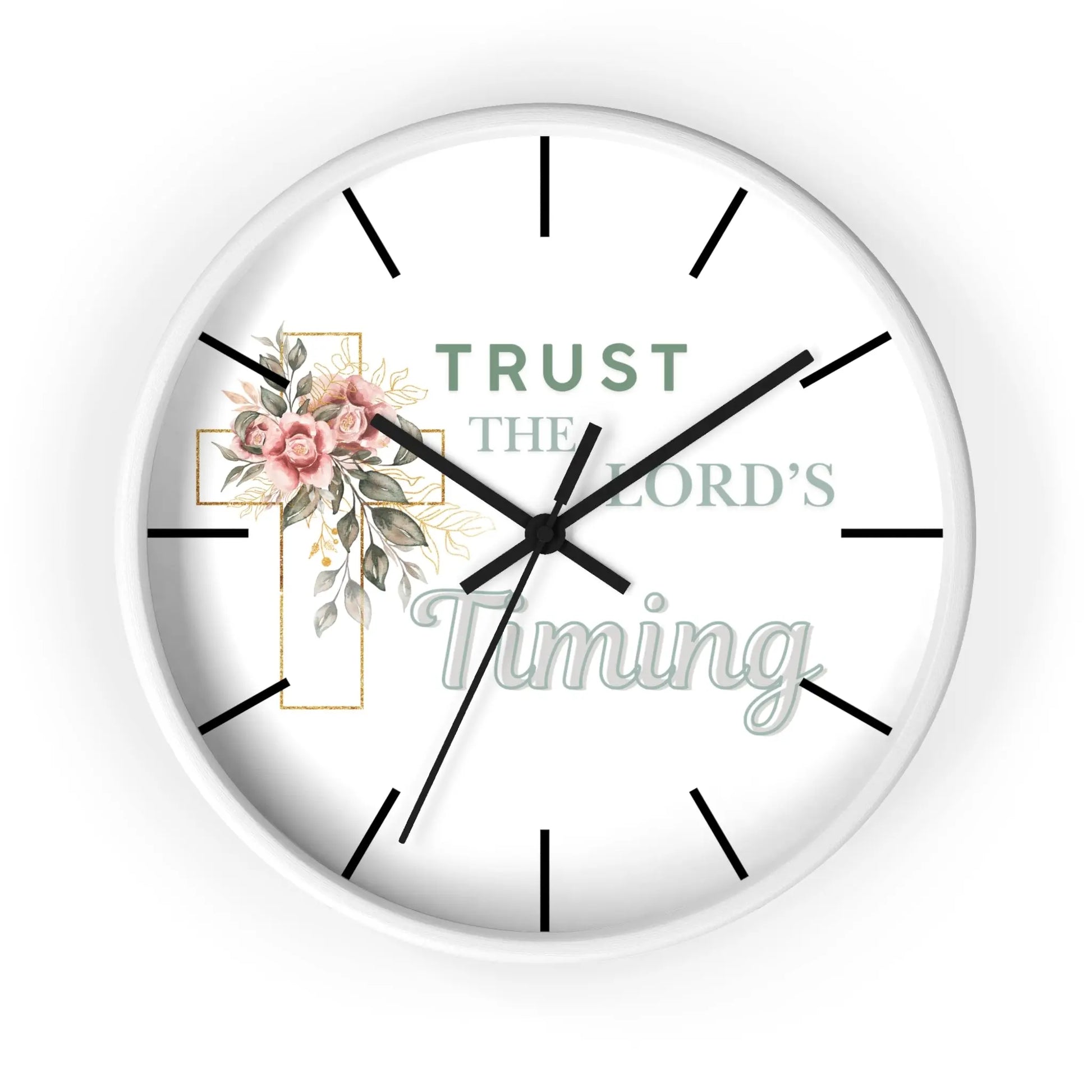Trust The Lord's Timing 10 Inch Clock Product vendor
