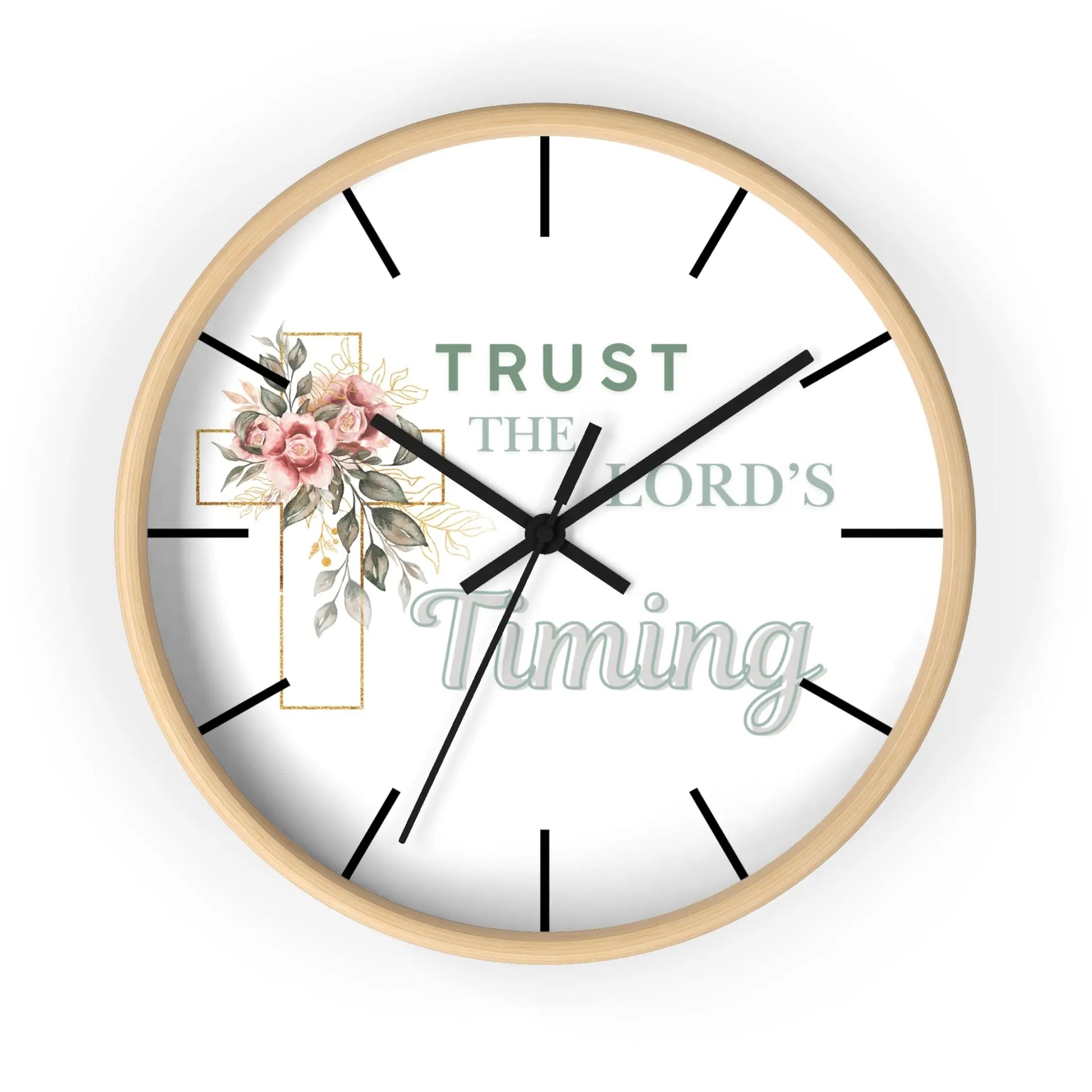 Trust The Lord's Timing 10 Inch Clock Product vendor