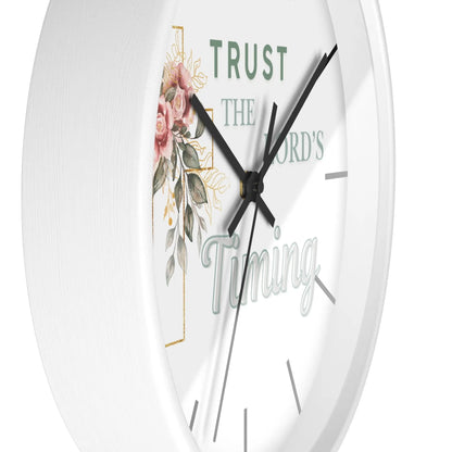 Trust The Lord's Timing 10 Inch Clock Product vendor