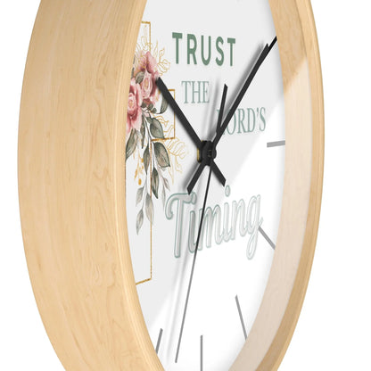 Trust The Lord's Timing 10 Inch Clock Product vendor