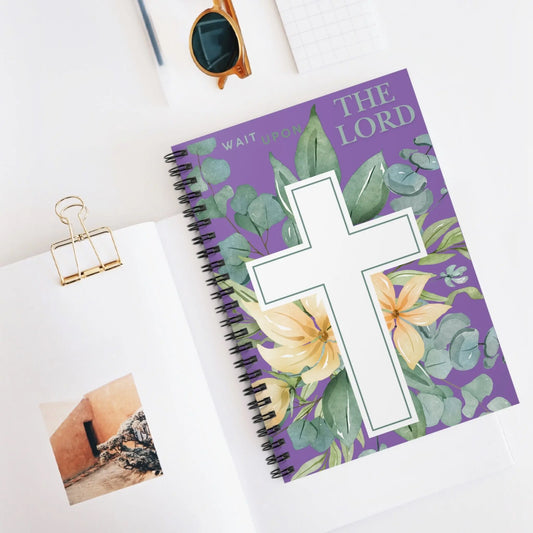 Wait Upon The Lord Spiral Journal Product vendor